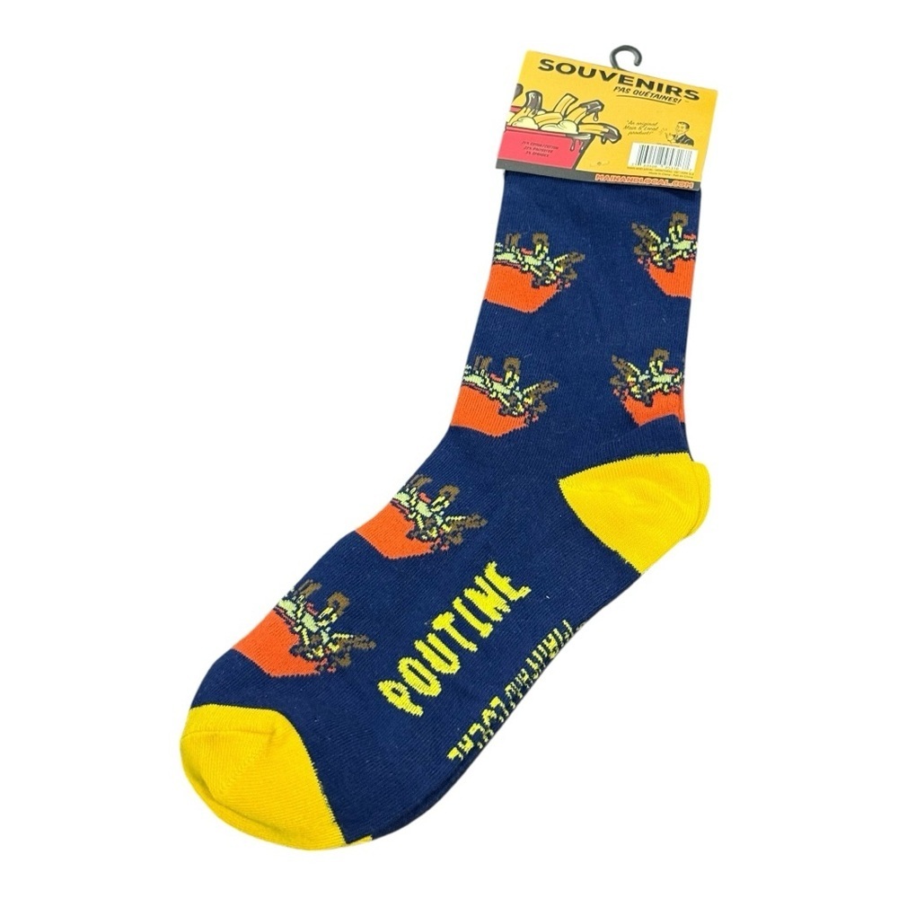 Main And Local Poutine Novelty Socks OS - Picture 4 of 5